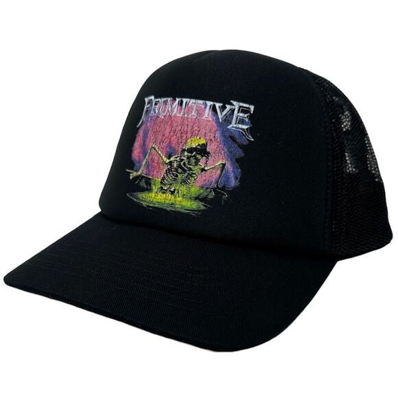 Primitive Skate Men's X Megadeth Birth Snapback Trucker Hat Cap in Black - Picture 1 of 4